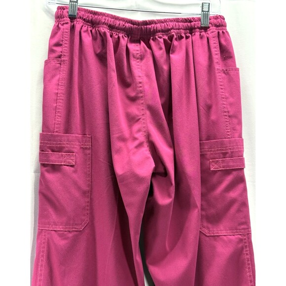 Reina Womens Pink Drawstring Scrub Pants Size Medium - Picture 4 of 6